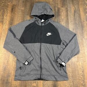 Nike Sports Tech Zip-Up Hooded Lightweight Jacket